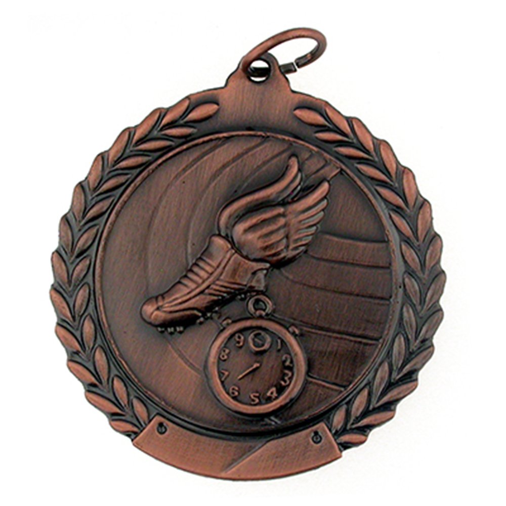 Track and Field Medals - Customizable Single & Bulk Awards for Sports Competitions, School Events, and Athletic Achievements