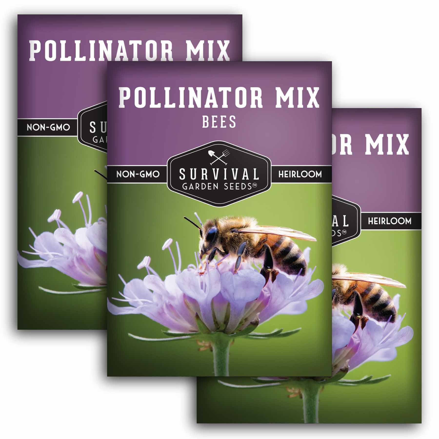 **Pollinator Flower Seeds Mix - Attract Bees & Butterflies to Your Garden - Perfect for Backyard, Patio & Pollinator Gardens**