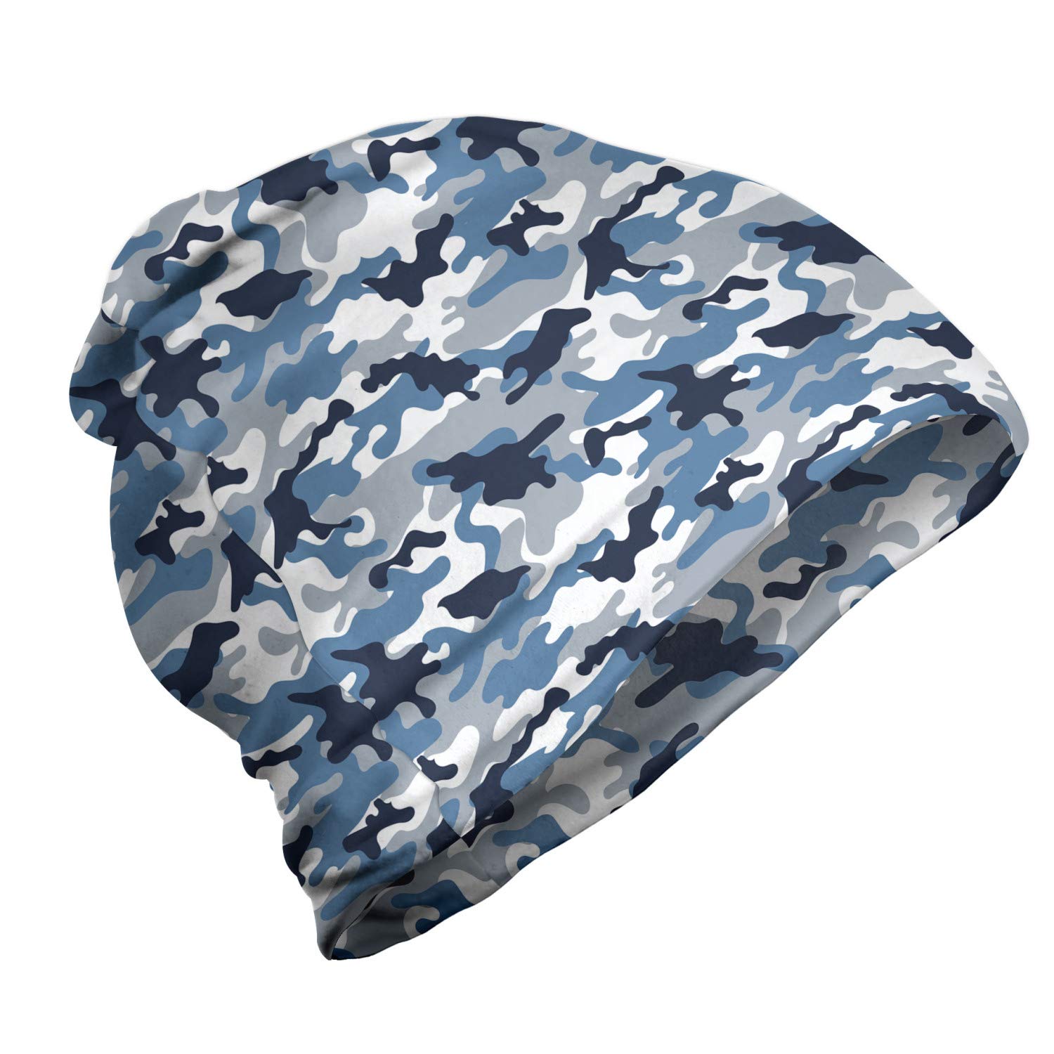 Ambesonne Unisex Beanie - Soft Colors Design, Warm Knitted Hat for Men & Women - Perfect for Hiking, Camping, and Outdoor Winter Activities