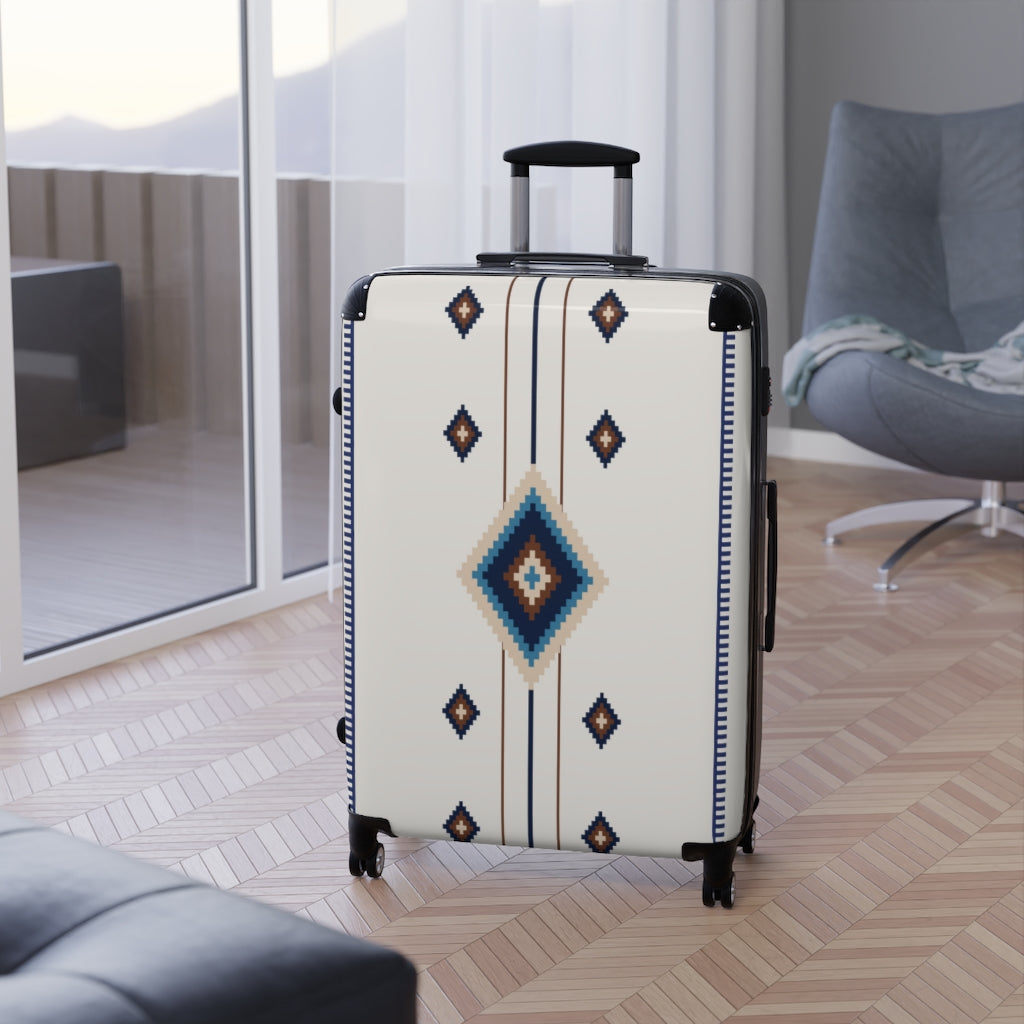 Storm Clouds Southwestern Hardshell Carry-On Cabin Suitcase - Lightweight Durable Luggage for Air Travel & Weekend Getaways