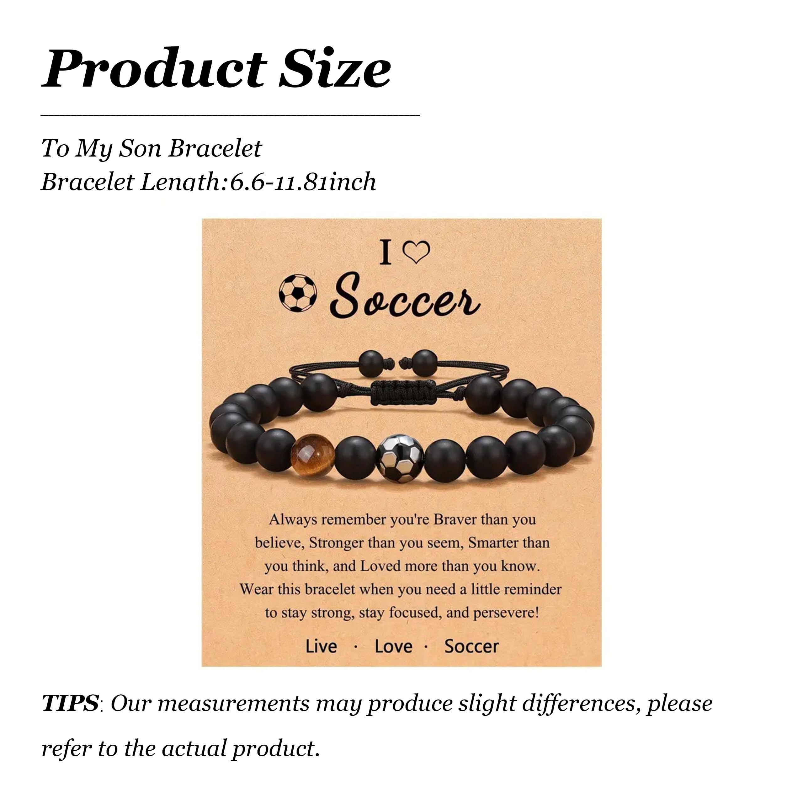 YANCHUN Sports Bracelet for Coaches & Players - Baseball, Soccer, Football, Basketball Team Gifts - Perfect for Birthday, Graduation, Father's Day - Great Present for Son, Grandson, Brother, Friend (Ideal for Game Days, Training Sessions & Sports Events)