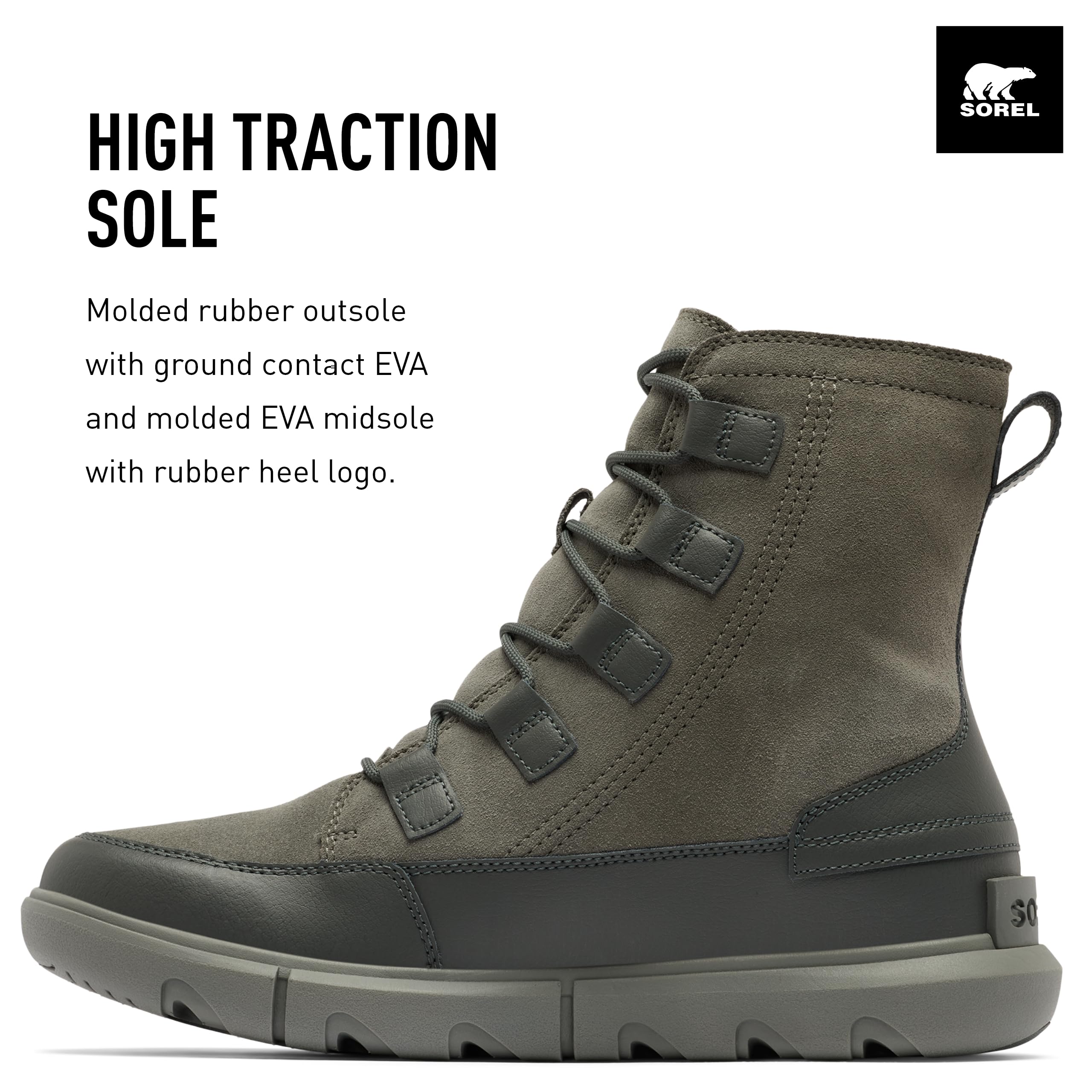 Sorel Men's Waterproof Winter Boots for Snow & Cold Weather - Comfortable & Durable Casual Boots for Hiking, Walking & Outdoor Activities