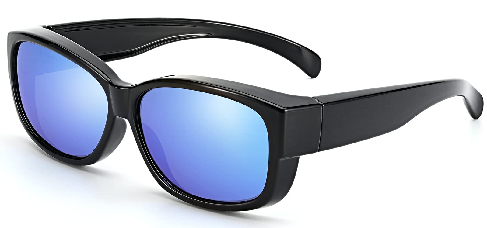 CAXMAN Polarized Fit Over Glasses Sunglasses for Men & Women - 100% UV Protection - Perfect for Driving, Fishing & Outdoor Activities