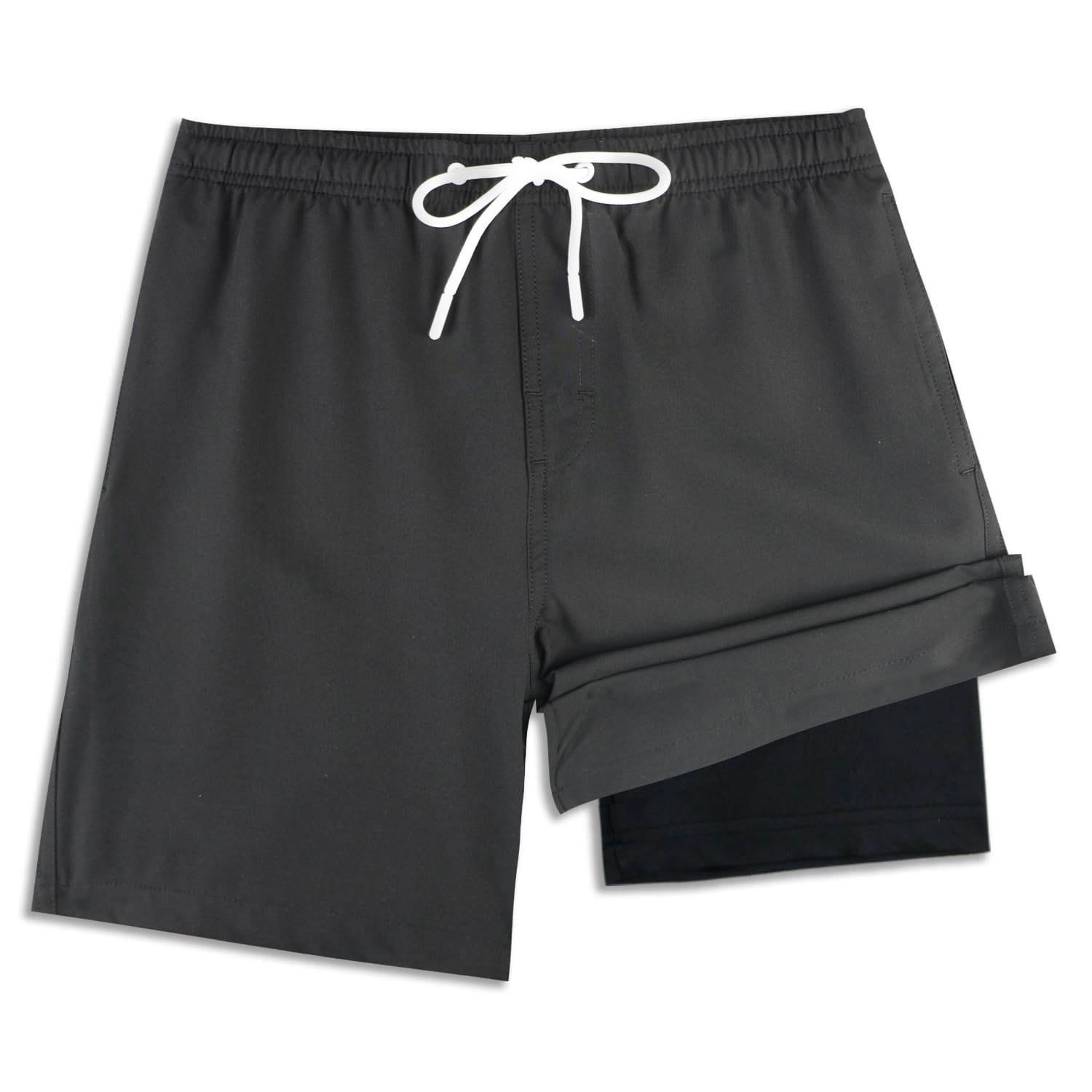 Upgraded Boys Swim Trunks with Compression Liner & Rash Guard Set - UPF 50+ Sun Protection for Toddlers - Perfect for Beach, Pool & Summer Water Activities