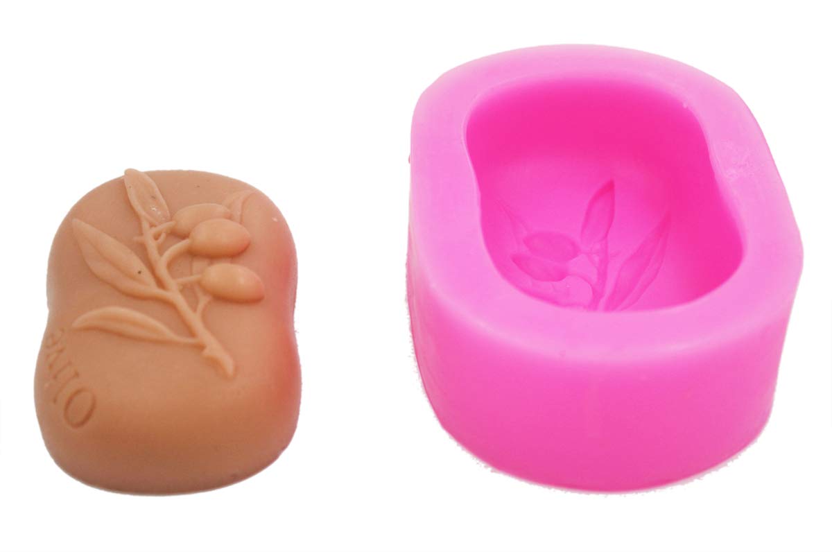 Premium Silicone Olive Soap Molds for DIY Handmade Soap Making - Perfect for Crafting, Bath Bombs, and Homemade Gifts