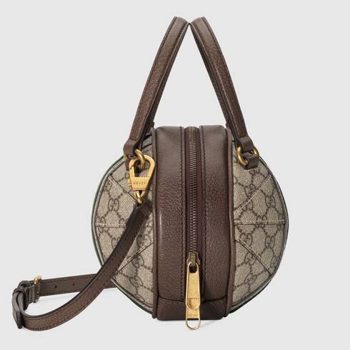 Gucci Ophidia GG Mini Basketball Shoulder Bag for Women - Luxury Leather Crossbody Purse with GG Monogram - Perfect for Casual Outings, Travel & Everyday Use