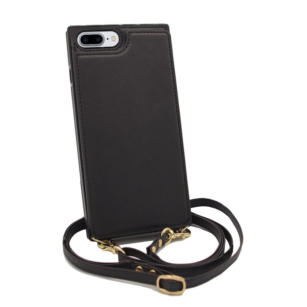 Premium RFID Blocking Leather Wallet Case for iPhone 8 Plus/7 Plus/6 Plus/6s Plus (5.5
