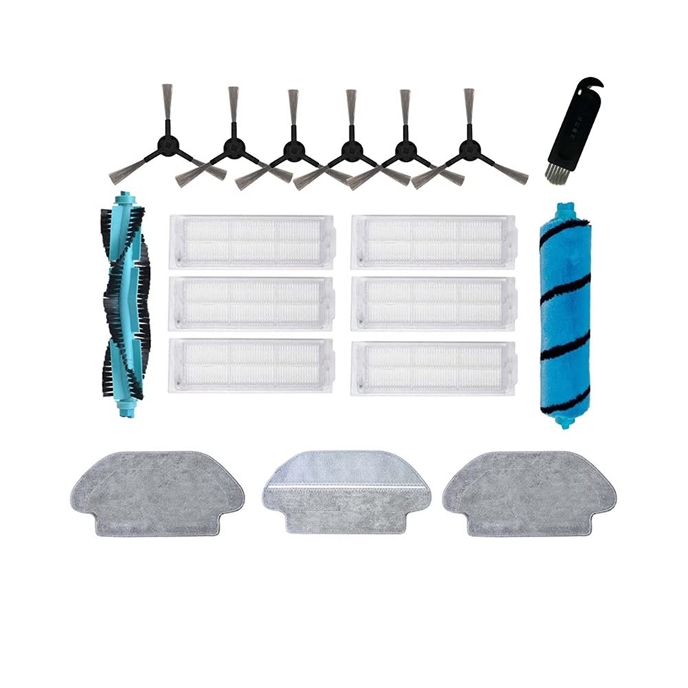 Viomi V2 PRO V3 SE V-RVCLM21B Robot Vacuum Replacement Parts Kit - HEPA Filter, Roller Brush & Cleaning Rags - Compatible Accessories for Robotic Vacuum Cleaner - Perfect for Home Cleaning & Maintenance