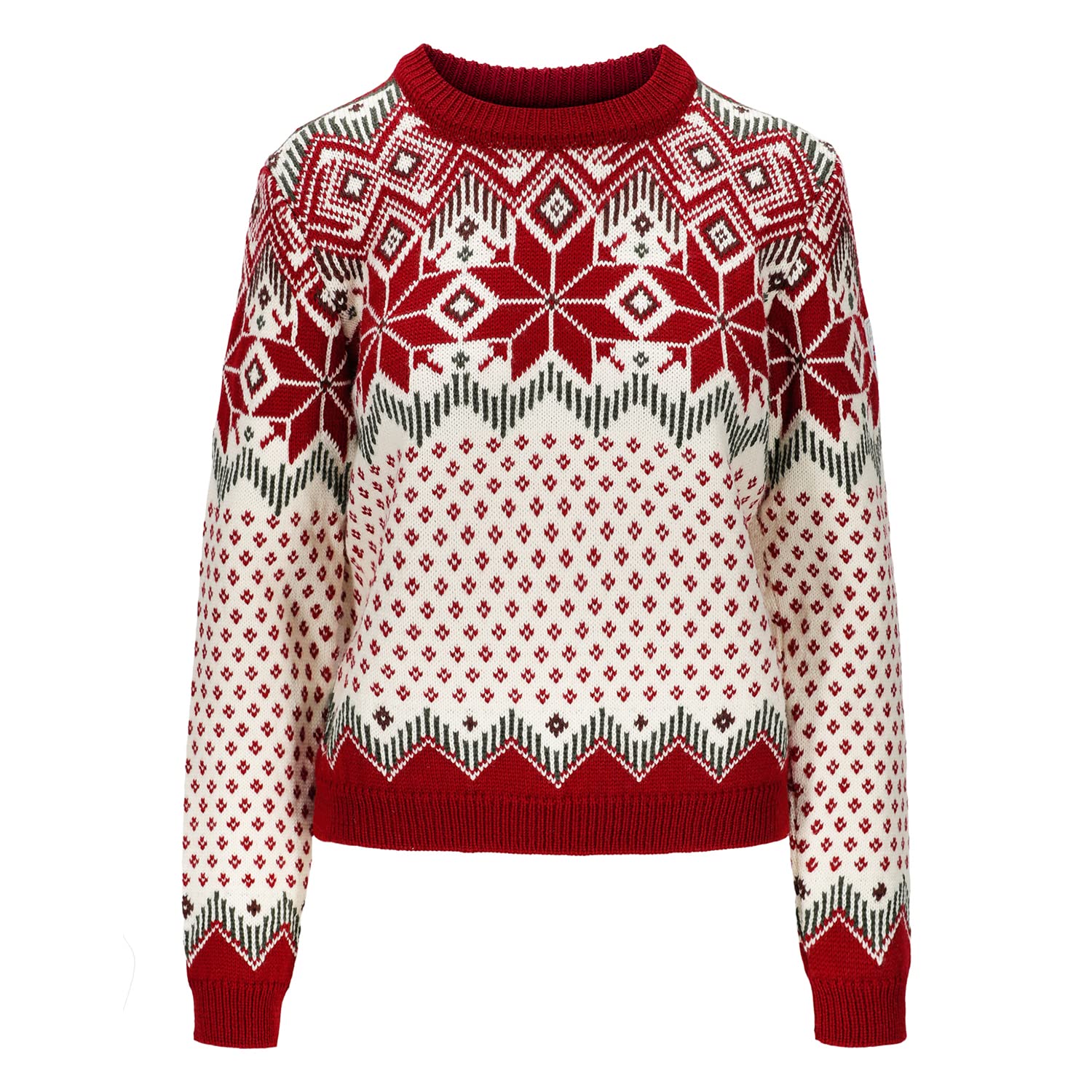 Dale of Norway Vilja Women's 100% Lightweight Wool Crewneck Pullover Sweater - Cozy Winter Knitwear for Outdoor Activities & Casual Wear