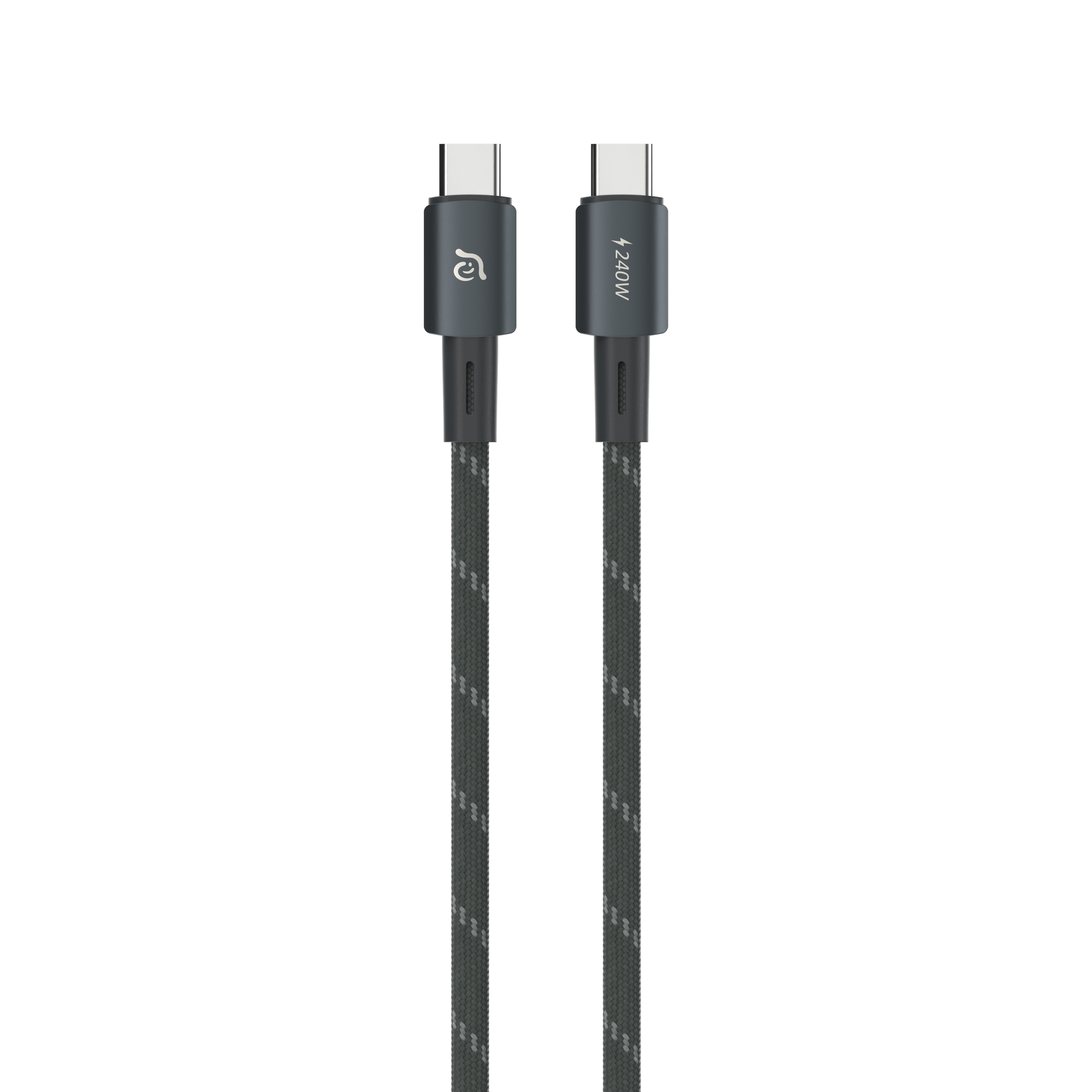 ADAM elements CASA MP100 USB C to USB C Cable 240W Fast Charging, Power Delivery PD 3.0, 100W/20V 5A - Perfect for MacBook Pro, iPad Pro, Galaxy S23 & Fast Charging Laptops