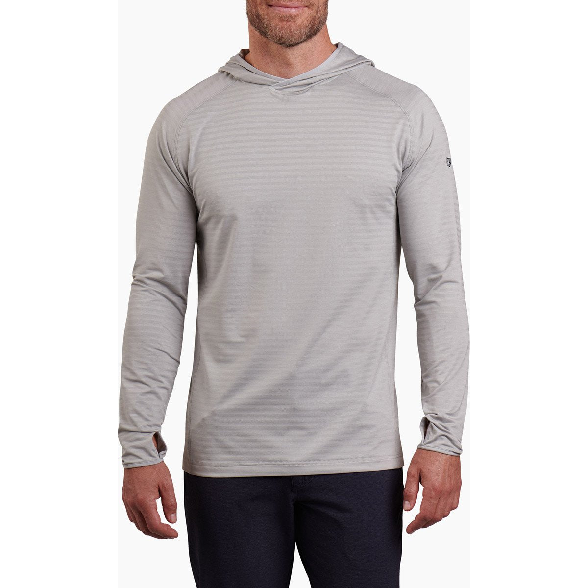 Men's AirKuhl Hoody - Lightweight Breathable Cooling Hoodie for Outdoor Activities, Running & Gym Workouts