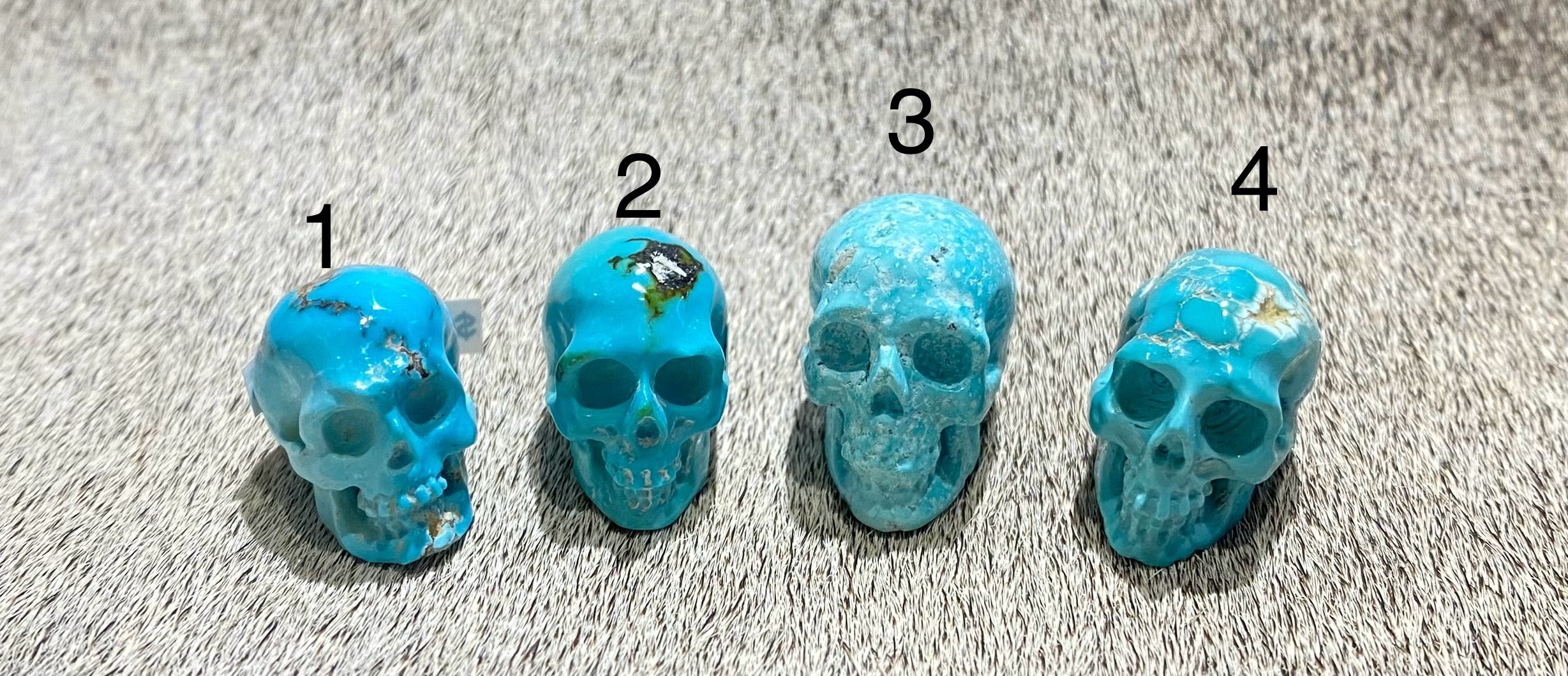 Turquoise Fox Skull Necklace - Handmade Bohemian Jewelry for Women, Gothic Punk Accessory, Perfect for Halloween, Cosplay, and Festival Outfits