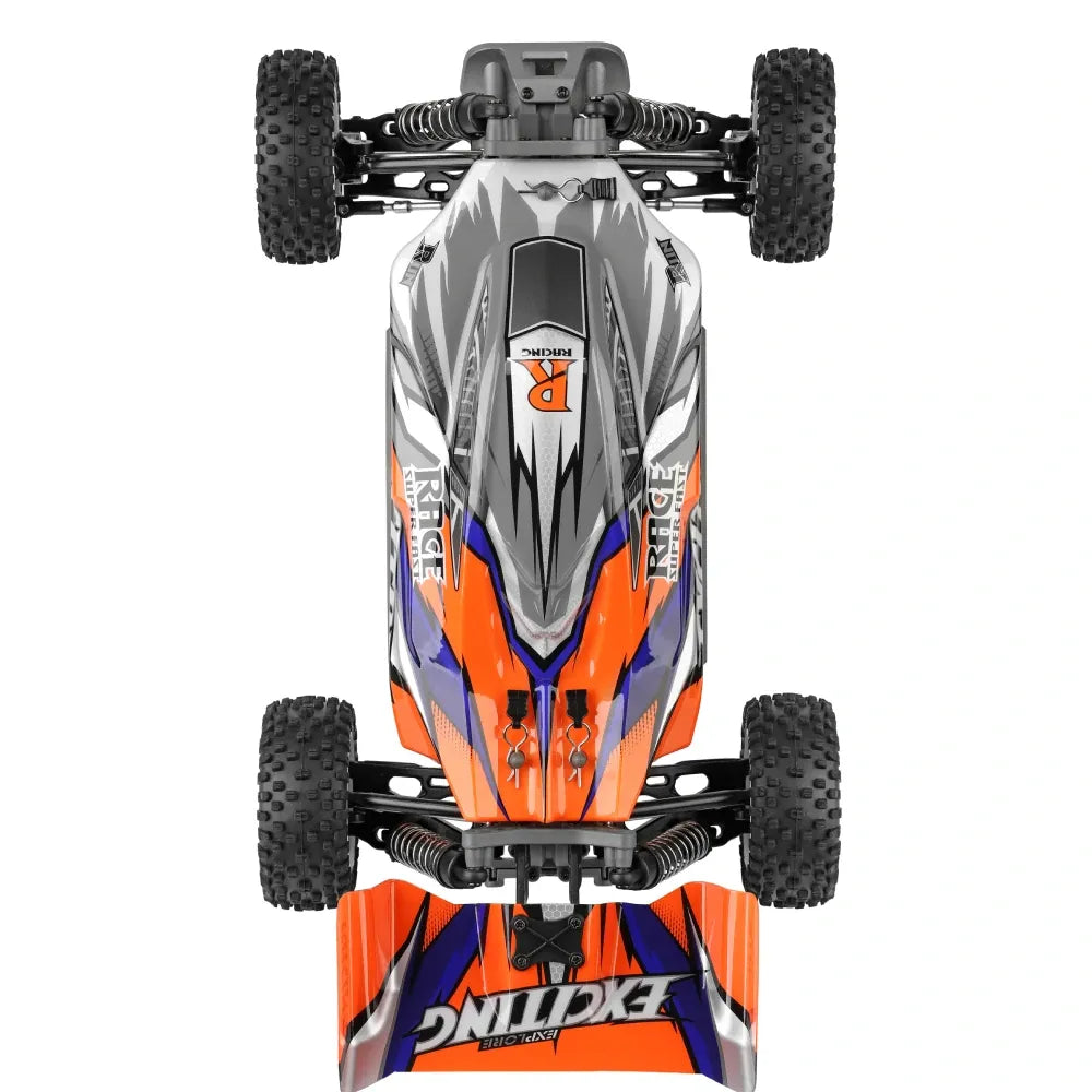 WLtoys 124010 1/12 Scale 4WD High-Speed RC Truck - 55km/h Off-Road Racing Car with 2.4G Remote Control - Perfect for Outdoor Adventure, Backyard Racing & Rock Climbing