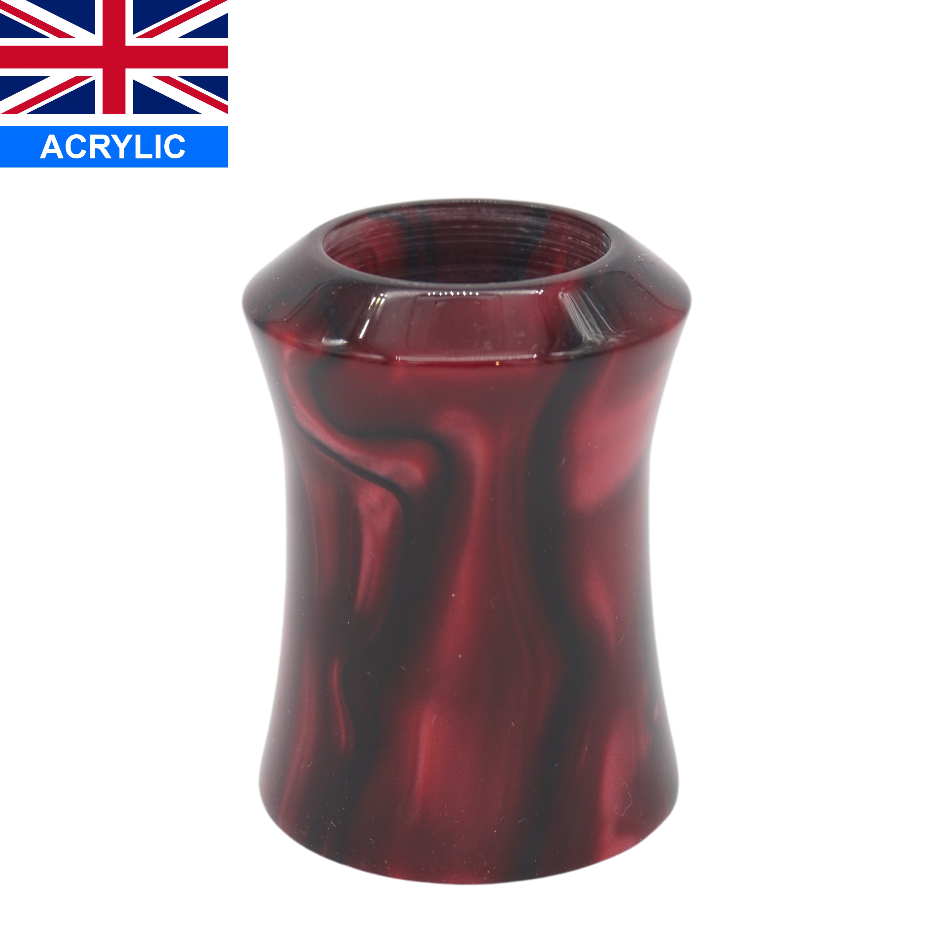Premium True Blood Handcrafted Shaving Brush Handle - Fits 24mm & 26mm Knots - Perfect for Wet Shaving & Grooming Gifts for Men