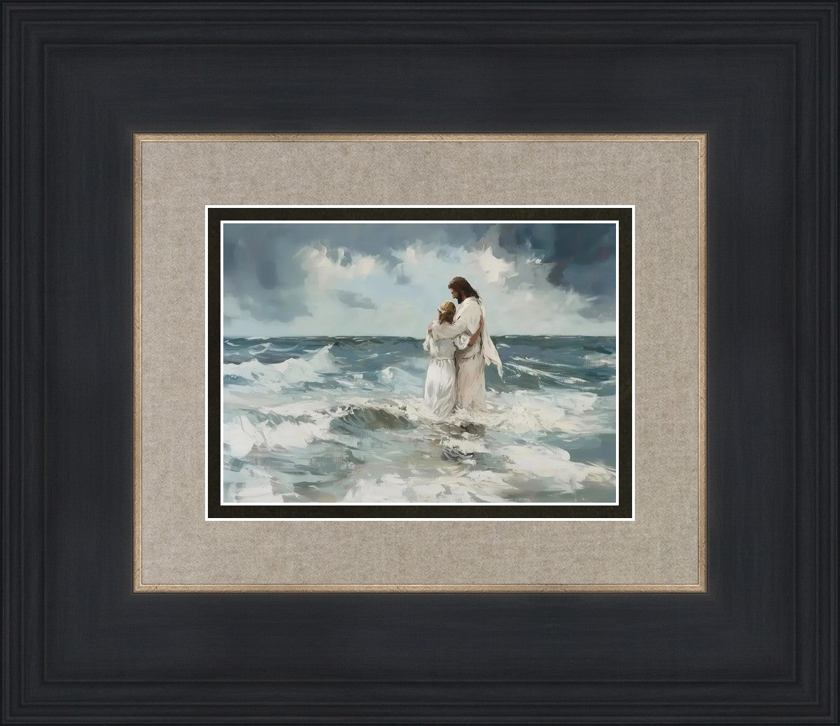 Be Still By Gabriel Heaton - Inspirational Christian Wall Art for Home & Office Decor - Perfect for Living Room, Bedroom, or Gift