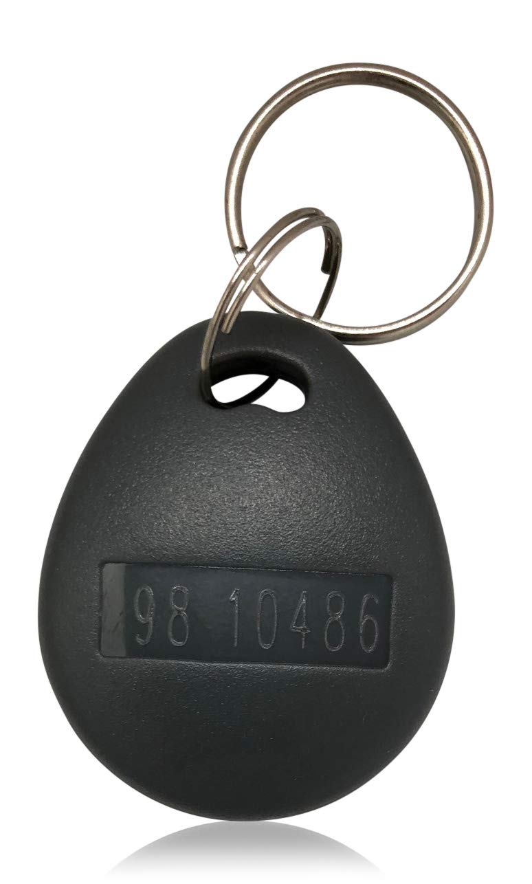 100-Pack 26-Bit AuthorizID Thick Proximity Key Fobs - Weigand Prox Keyfobs Compatible with ISOProx 1386/1326 & H10301 Format Readers - Works with Most Access Control Systems - Ideal for Office Buildings, Hotels & Security Systems