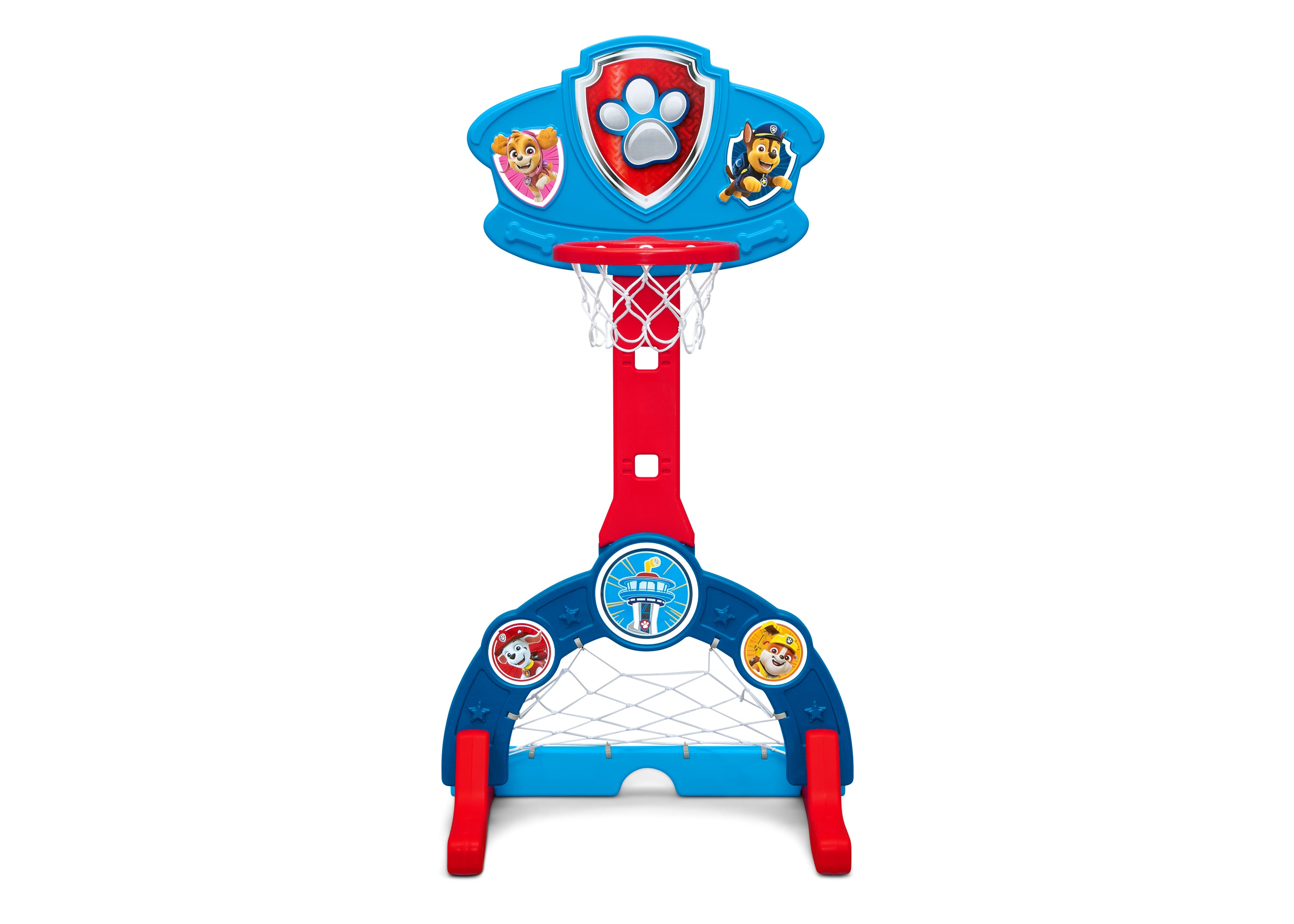 PAW Patrol 4-in-1 Sports Center for Kids - Interactive Play Set with Basketball, Soccer, Bowling & Hockey - Perfect for Indoor & Outdoor Fun, Birthday Gifts & Preschool Learning Activities