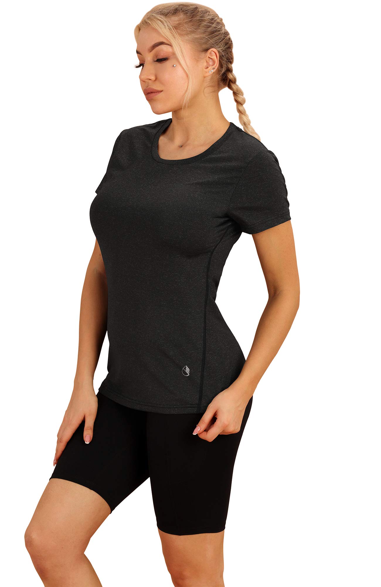 ICY ZONE Women's Workout Running T-Shirts - Breathable Athletic Yoga Tops for Gym, Fitness & Exercise (3-Pack) | Perfect for Running, Yoga, HIIT & Active Lifestyle