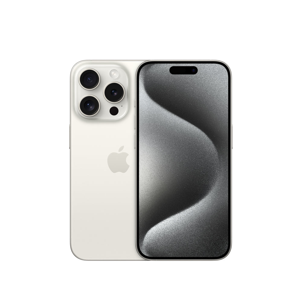 iPhone 15 Pro 128GB Titanium White - Premium Smartphone for Photography, Gaming & Productivity | Perfect for Travel, Business & Everyday Use