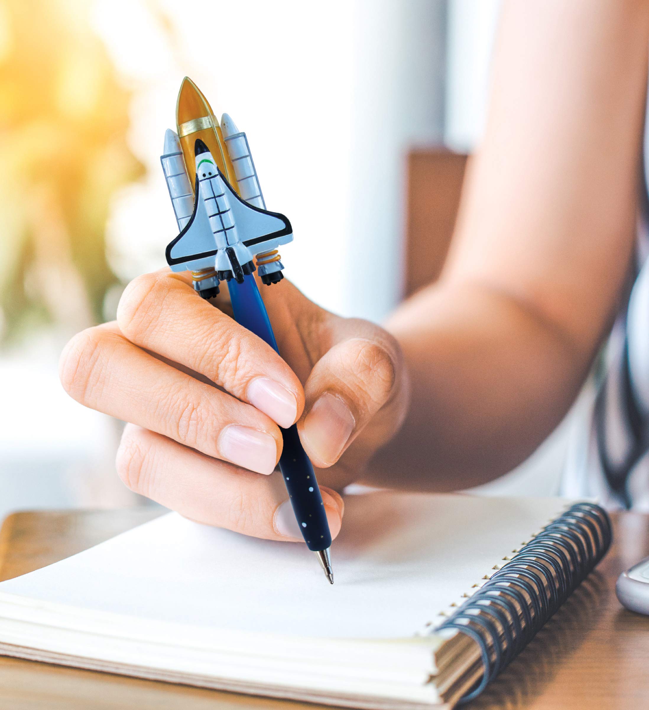 Space Shuttle Novelty Pen - Fun Ballpoint for Kids & Office Use