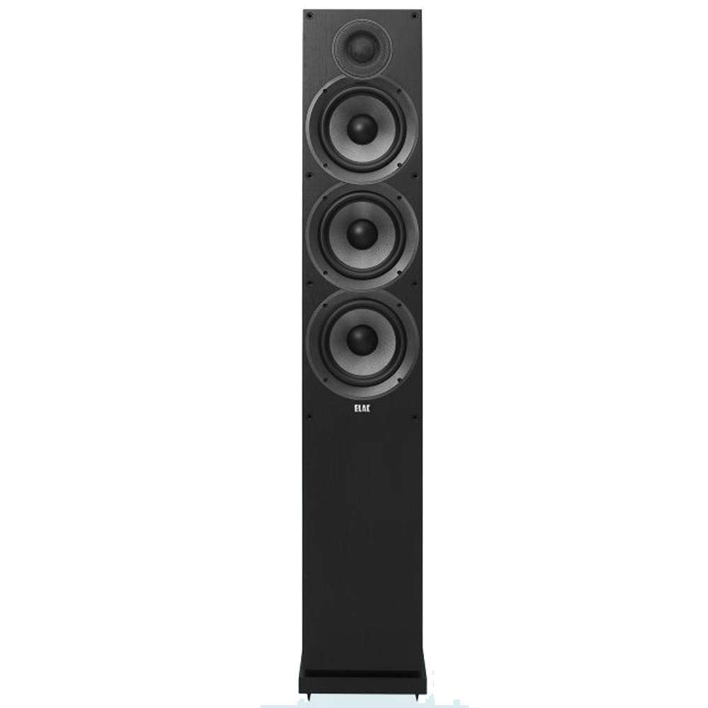 ELAC Debut F6.2 Floor Standing Speaker - High Fidelity 2.0 Stereo & 5.1 Surround Sound System with 3-Way Design - Perfect for Home Theater, Music Playback, and Audiophile Listening