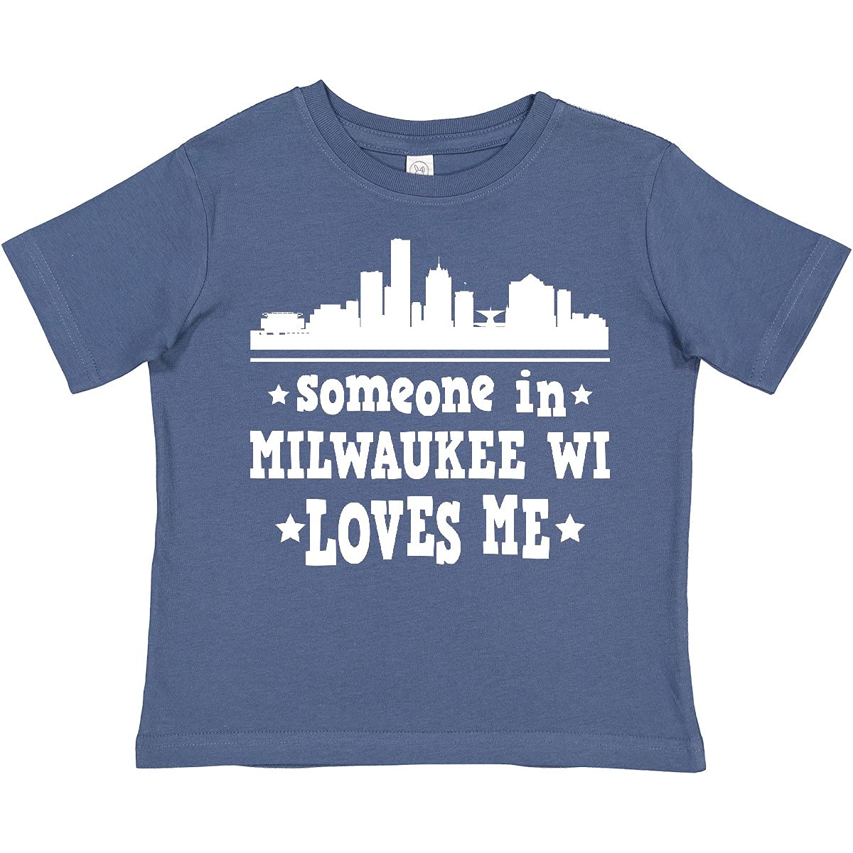 Inktastic Milwaukee Wisconsin Someone Loves Me Toddler T-Shirt - Cute Graphic Tee for Boys & Girls - Perfect for Family Outings & Playdates