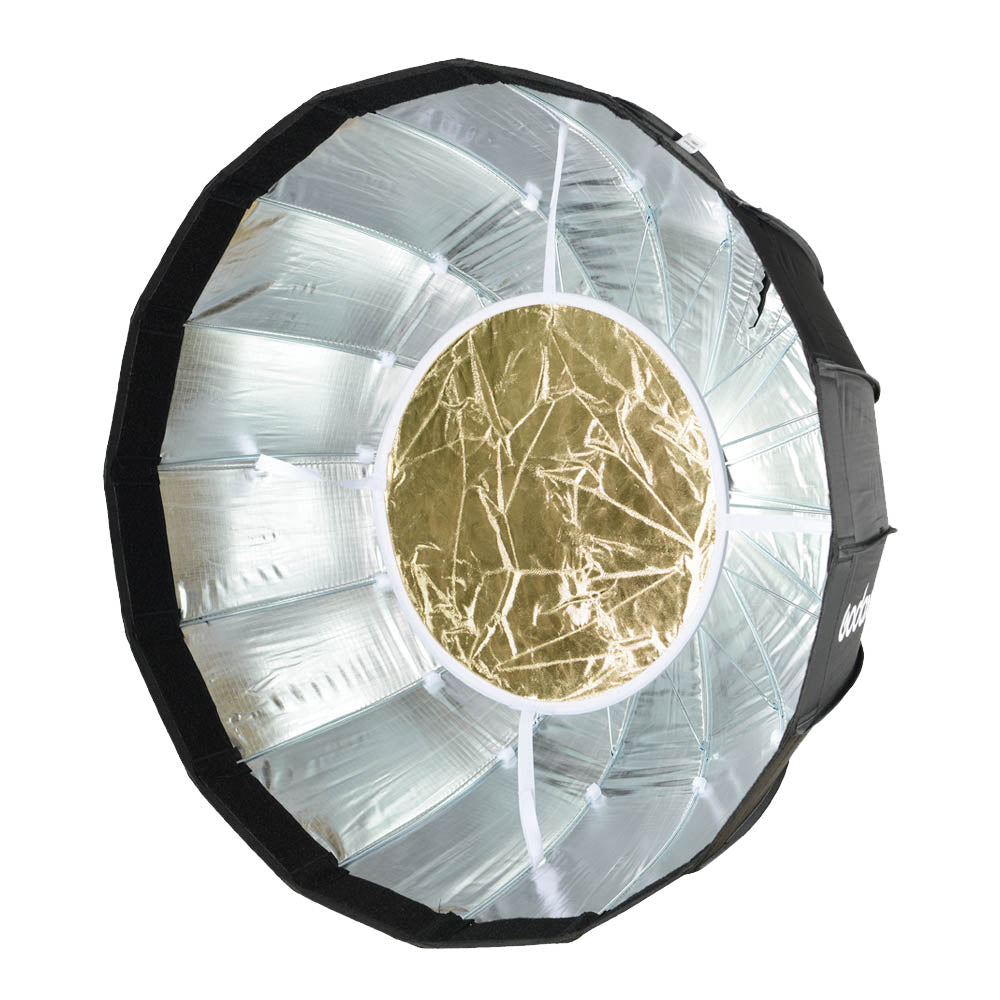 Godox AD S65S 65cm Portable Parabolic Softbox with Silver Interior - Perfect for Studio Photography, Portrait Lighting & On-Location Shoots
