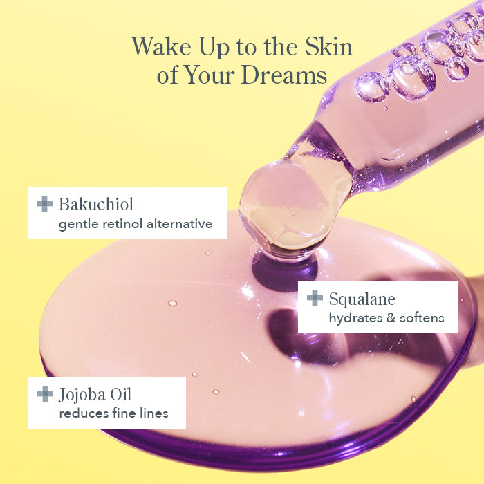 Dream Booster Anti-Aging Bakuchiol Serum for Face - Natural Retinol Alternative, Vegan & Cruelty-Free Skincare - Perfect for Night Routine & Sensitive Skin