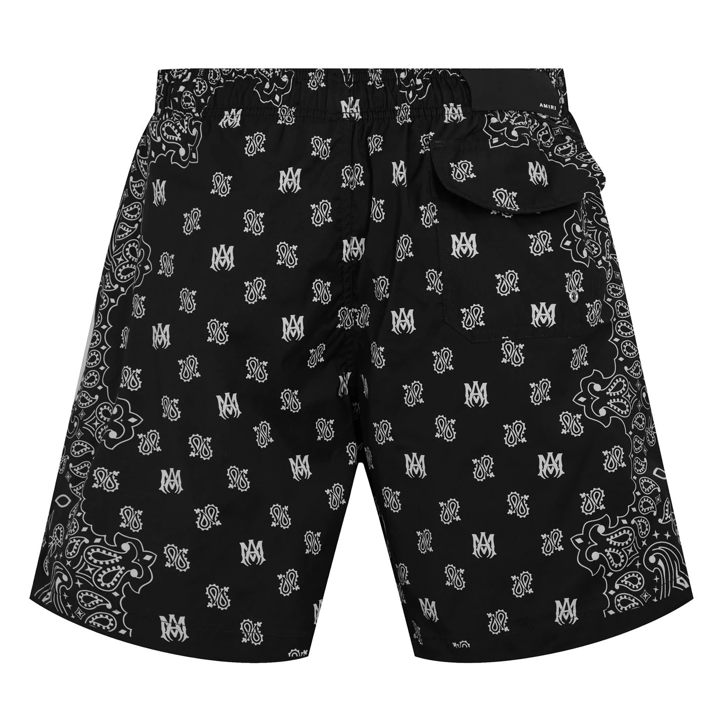 Amiri Paisley Print Swim Shorts for Men - Stylish Beachwear & Poolside Swim Trunks - Perfect for Summer Vacations, Beach Parties and Resort Getaways
