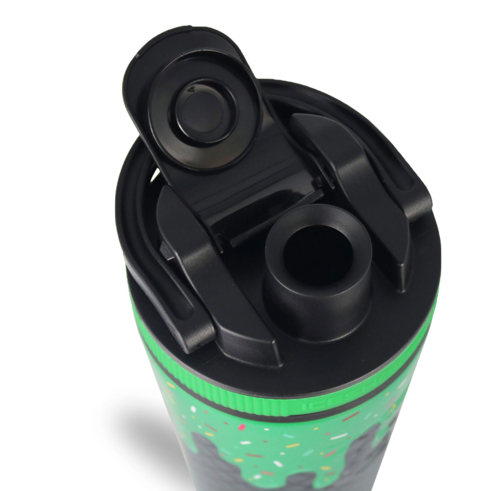 26oz Insulated Stainless Steel Ice Shaker Bottle with Dragon Drip Design - Perfect for Gym, Workouts, and Outdoor Sports
