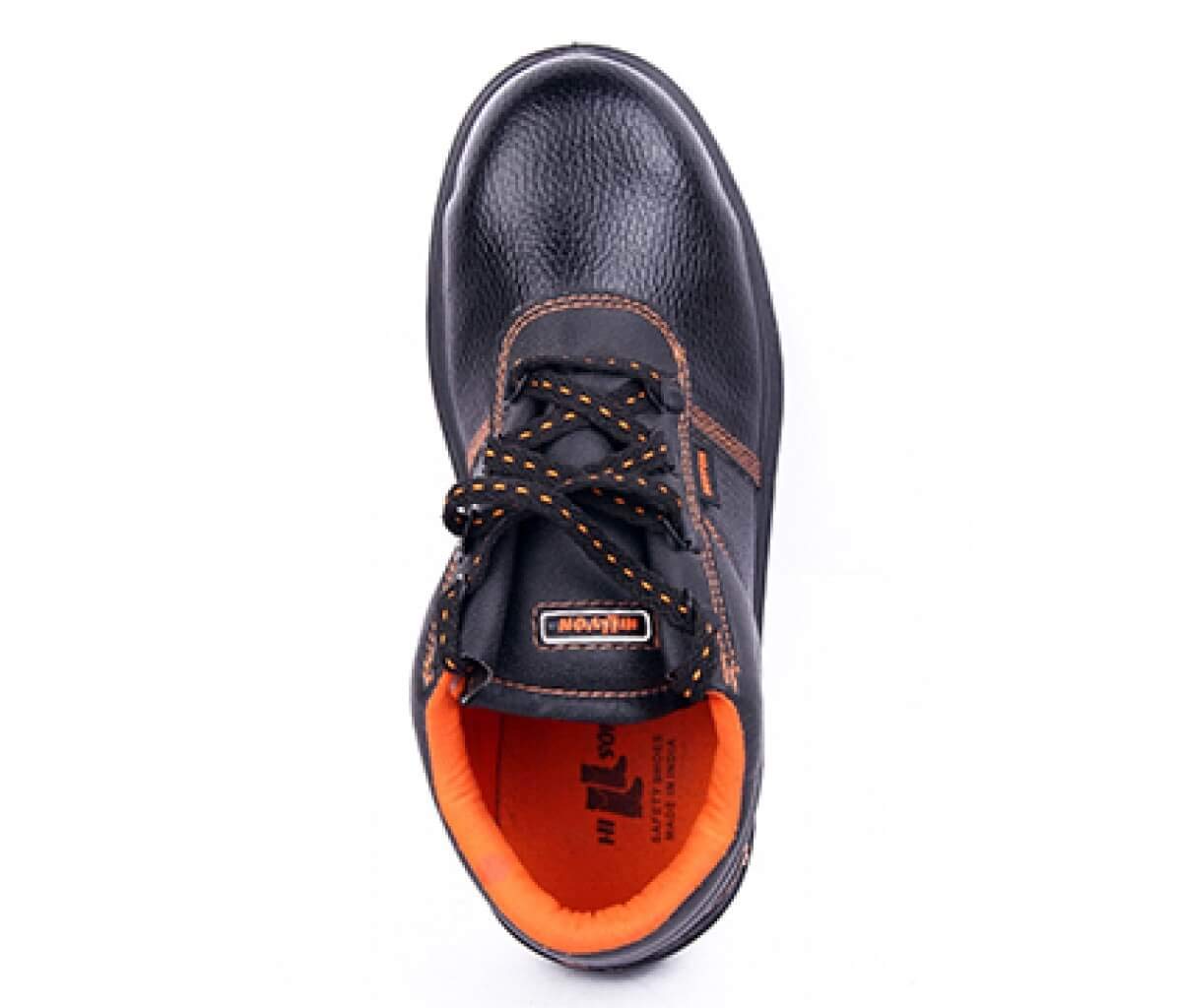 Hillson Beston Safety Shoes for Men & Women - Black Steel Toe Work Boots with Slip Resistant & Electrical Hazard Protection - Ideal for Construction, Warehouse & Industrial Work