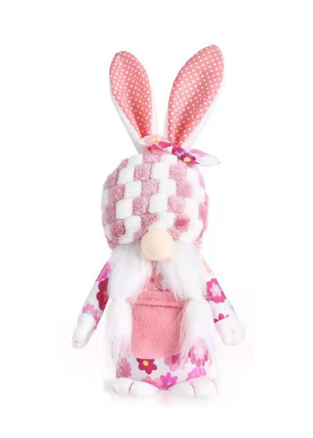 Easter Gnomes Bunny Elf Stuffed Doll - Cute Faceless Dwarf Rabbit Plush Toy for Kids | Easter Home Decor, Gift for Children, Spring Party Decoration (Pink)