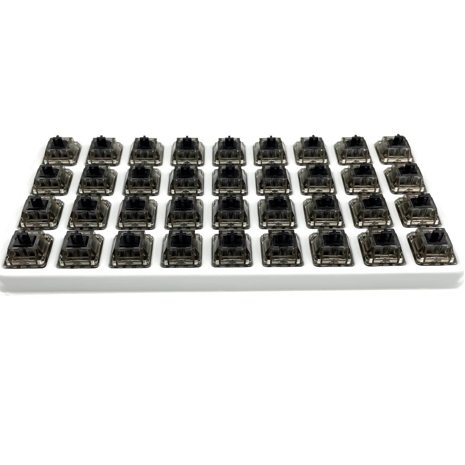 Gateron Silent Black Ink V2 Switches - 5Pin RGB Linear Mechanical Keyboard Switches for DIY Custom Keyboards (108PCS) | Ultra Quiet Typing for Office & Gaming