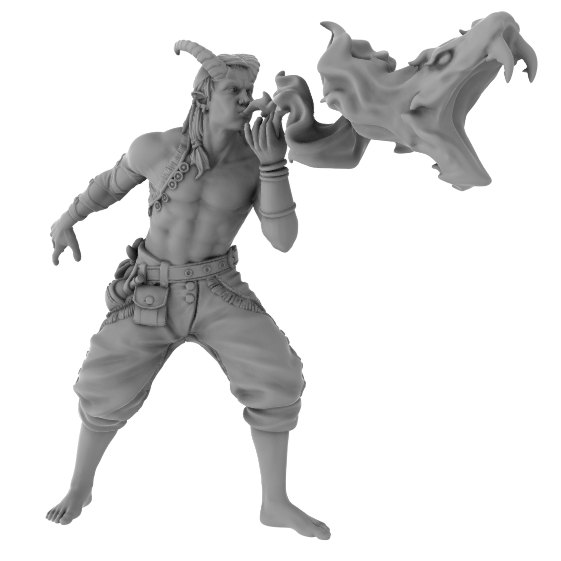 Chaval Male Tiefling Costume - Premium Roleplay Outfit for D&D, Cosplay & Halloween | Perfect for Fantasy LARP, Comic Con & Themed Parties