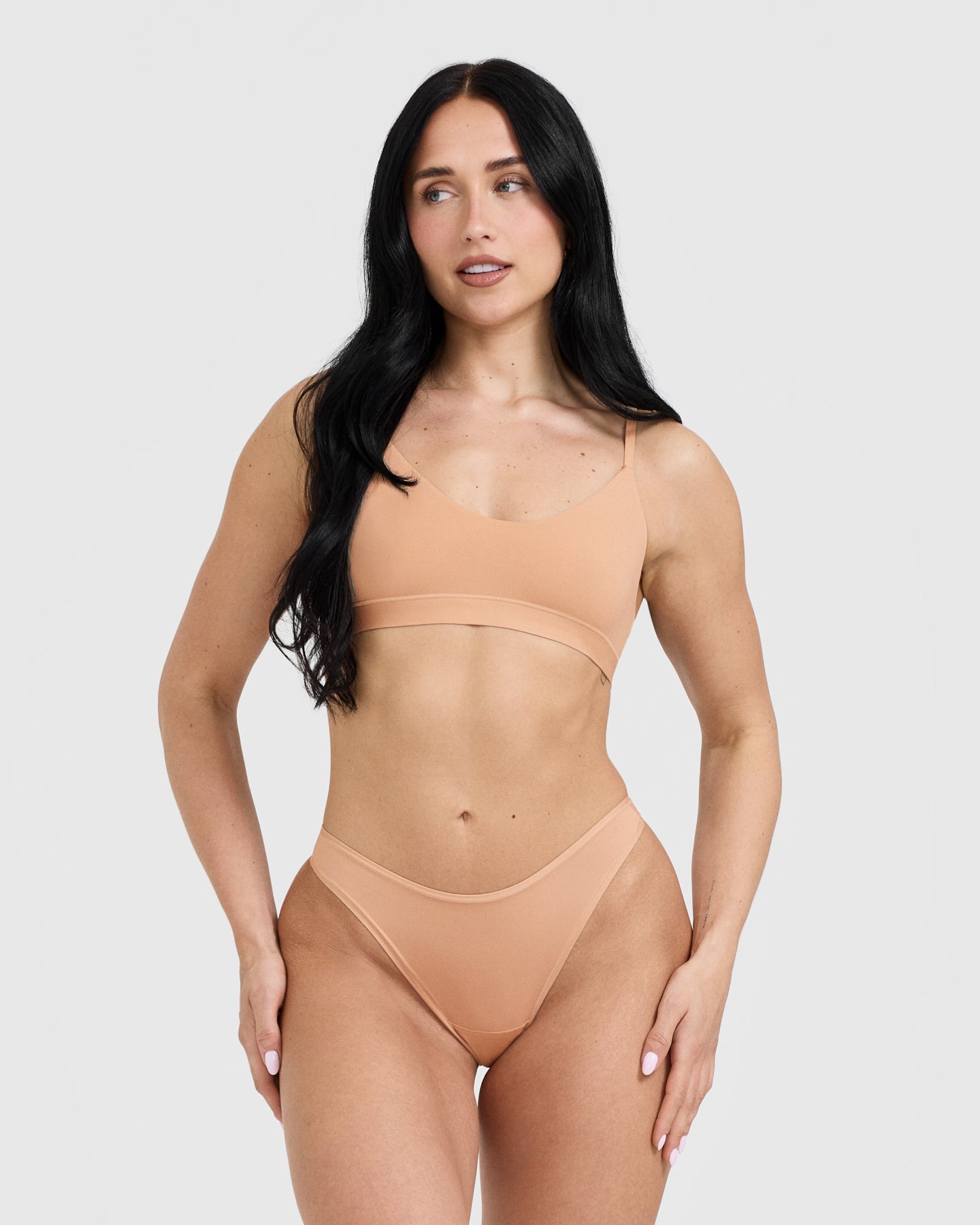 Silhouette Bralette - Nude Lace Underwire Bra for Women | Comfortable Everyday Wear & Layering