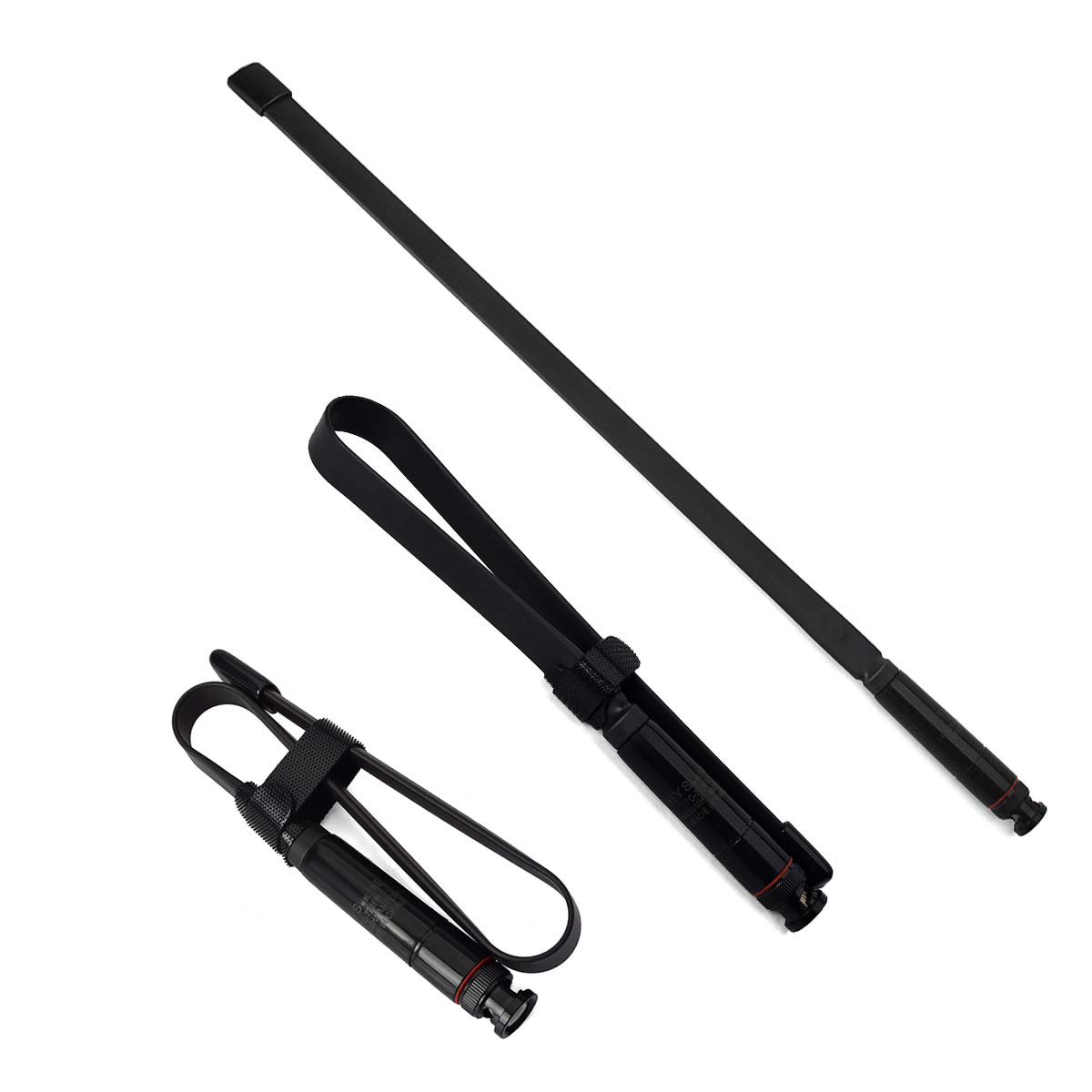 HYS BNC CS Tactics Foldable Dual Band 2m/70cm Antenna for 144/430MHz - Compatible with Cobra, Midland, Uniden Handheld/Portable BNC Radios (Black) - Perfect for Emergency Communication, Outdoor Adventures, and Ham Radio Enthusiasts