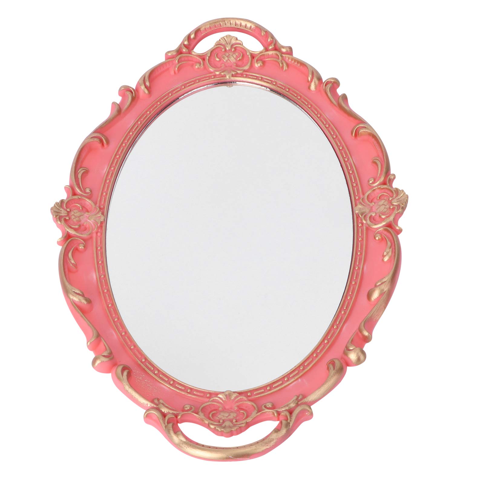 KESYOO 1pc Mirror Effect Cosmetic Tray - Decorative Storage Plate for Perfume, Jewelry & Makeup Organizer | Perfect for Vanity, Bathroom Counter & Dresser Display