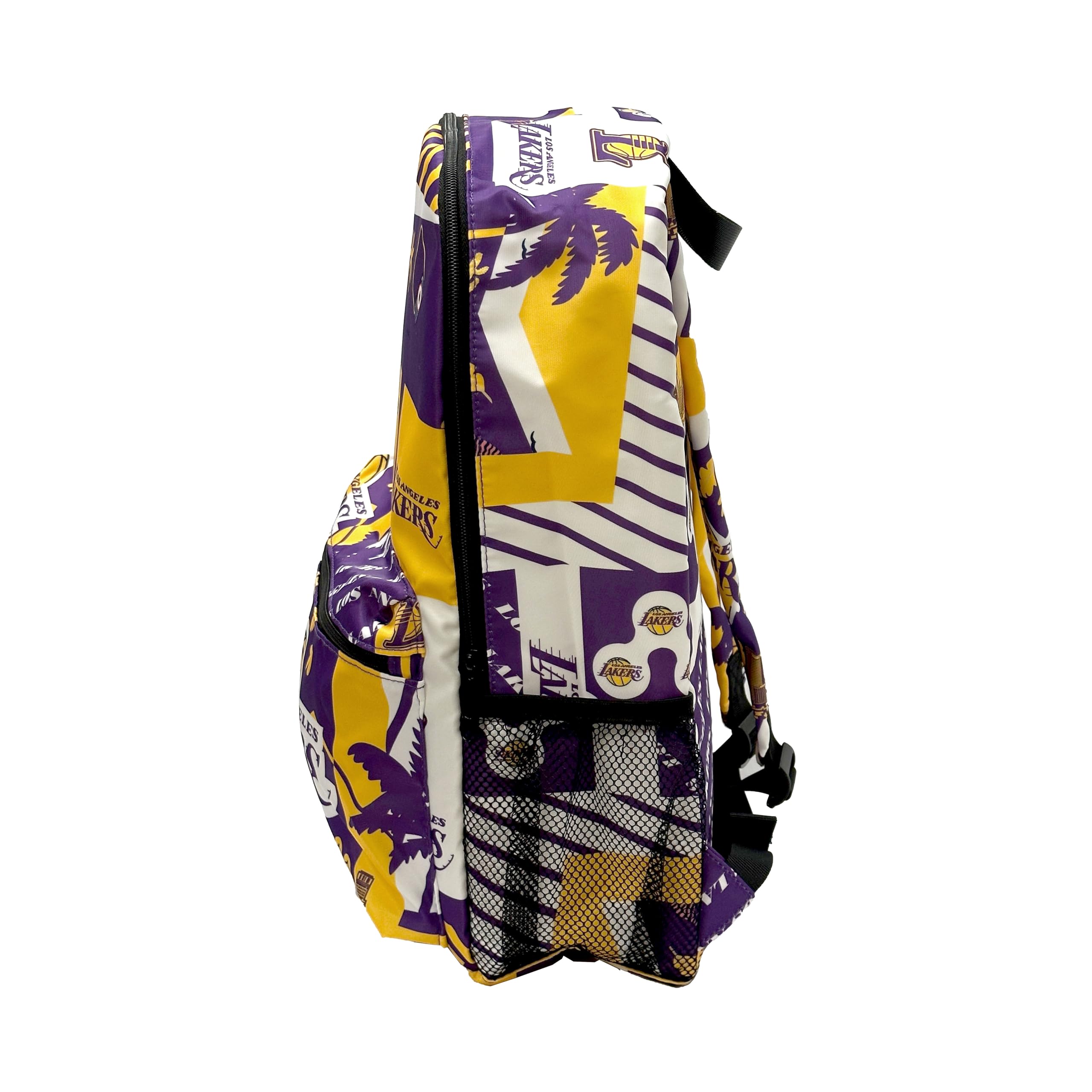 Los Angeles Lakers Basketball Backpack - Durable Travel, Hiking & Gym Bag for Men & Women | Extra Large Waterproof Sports Backpack for NBA Fans, Workouts & Outdoor Adventures