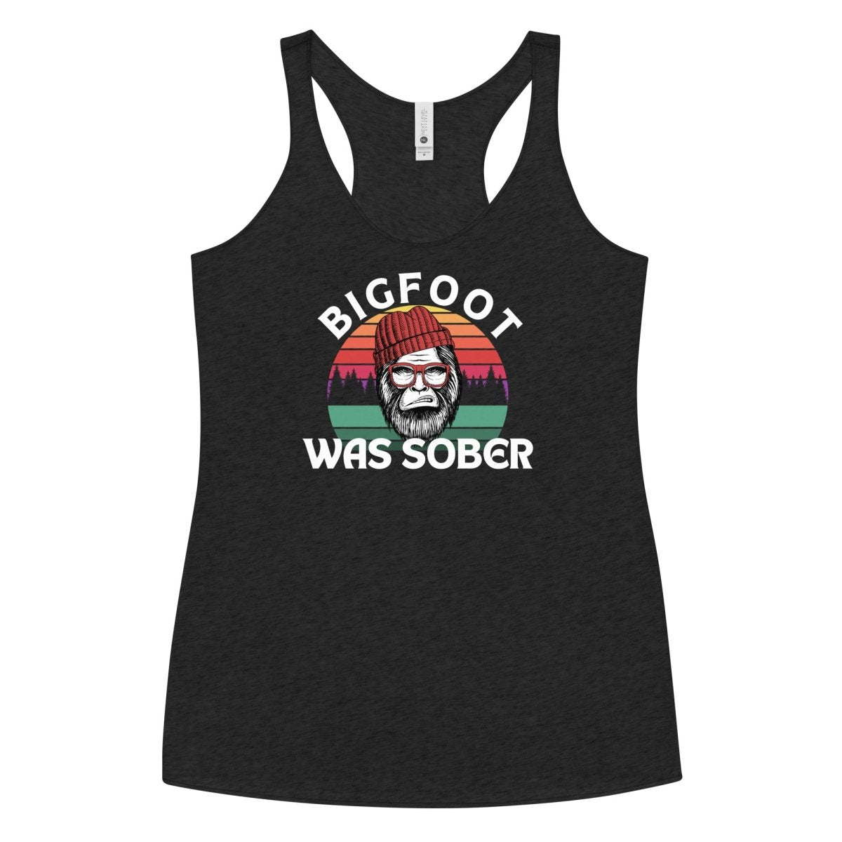 Mythical Sober Strength Racerback Tank Top for Women - Workout & Gym Essential - Perfect for Yoga, Running & Fitness Training