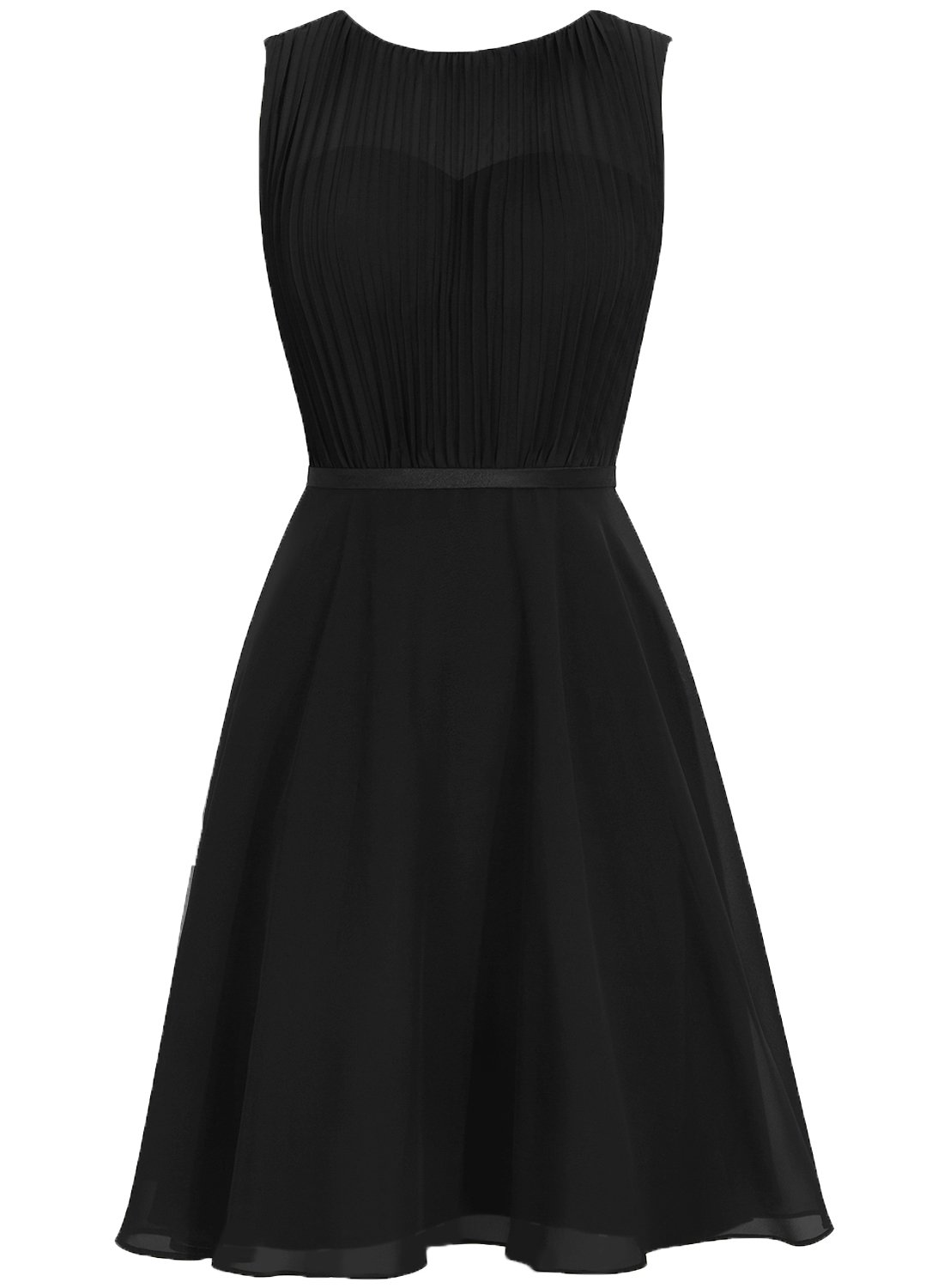 JAEDEN Short Chiffon Bridesmaid Dresses | A-Line Wedding Guest & Prom Dresses for Women | Perfect for Bridal Parties, Formal Events & Special Occasions