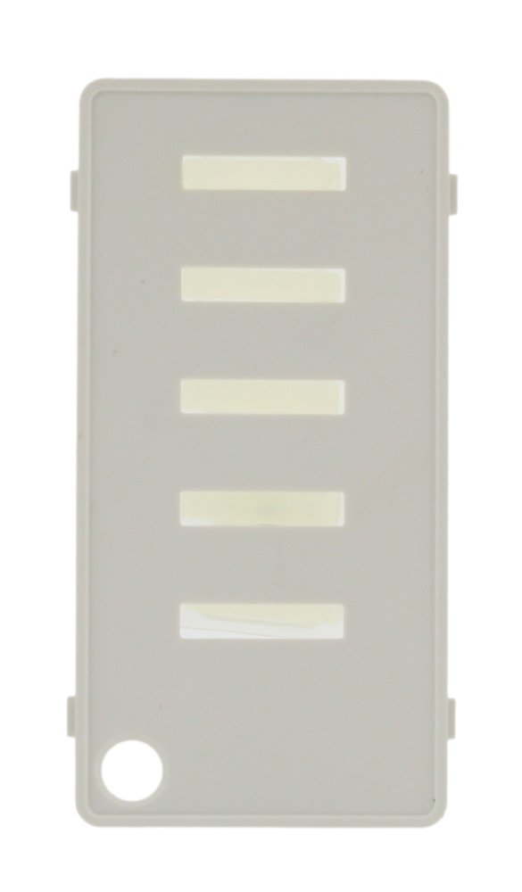 Leviton DCK05-CW White Color Change Kit for Dimensions Scene Controller with Customizable Labels - Perfect for Smart Home Lighting Control & Custom Room Automation