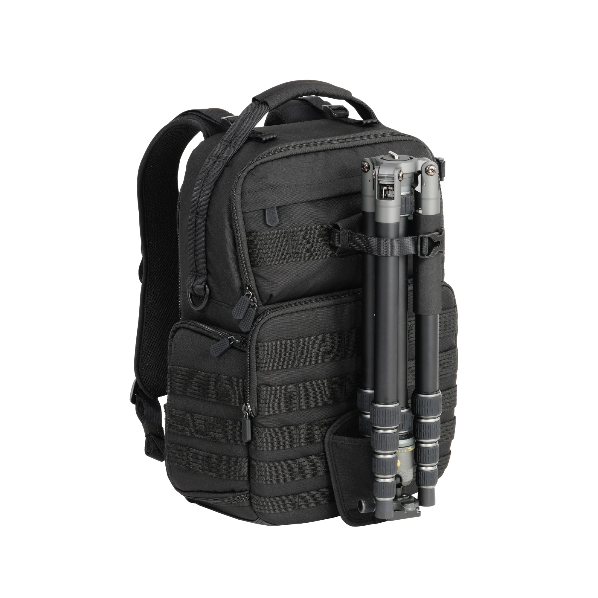 VEO RANGE T 45M BK Waterproof Travel Backpack - 45L Large Capacity Hiking Backpack with USB Charging Port, Black - Perfect for Outdoor Adventures, Camping & Business Travel