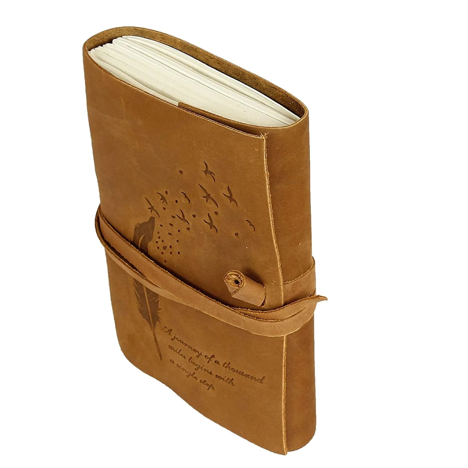 Handmade Tree of Life Leather Journal - Vintage Writing Notebook for Men & Women - Perfect for Travel, Journaling & Gift Giving
