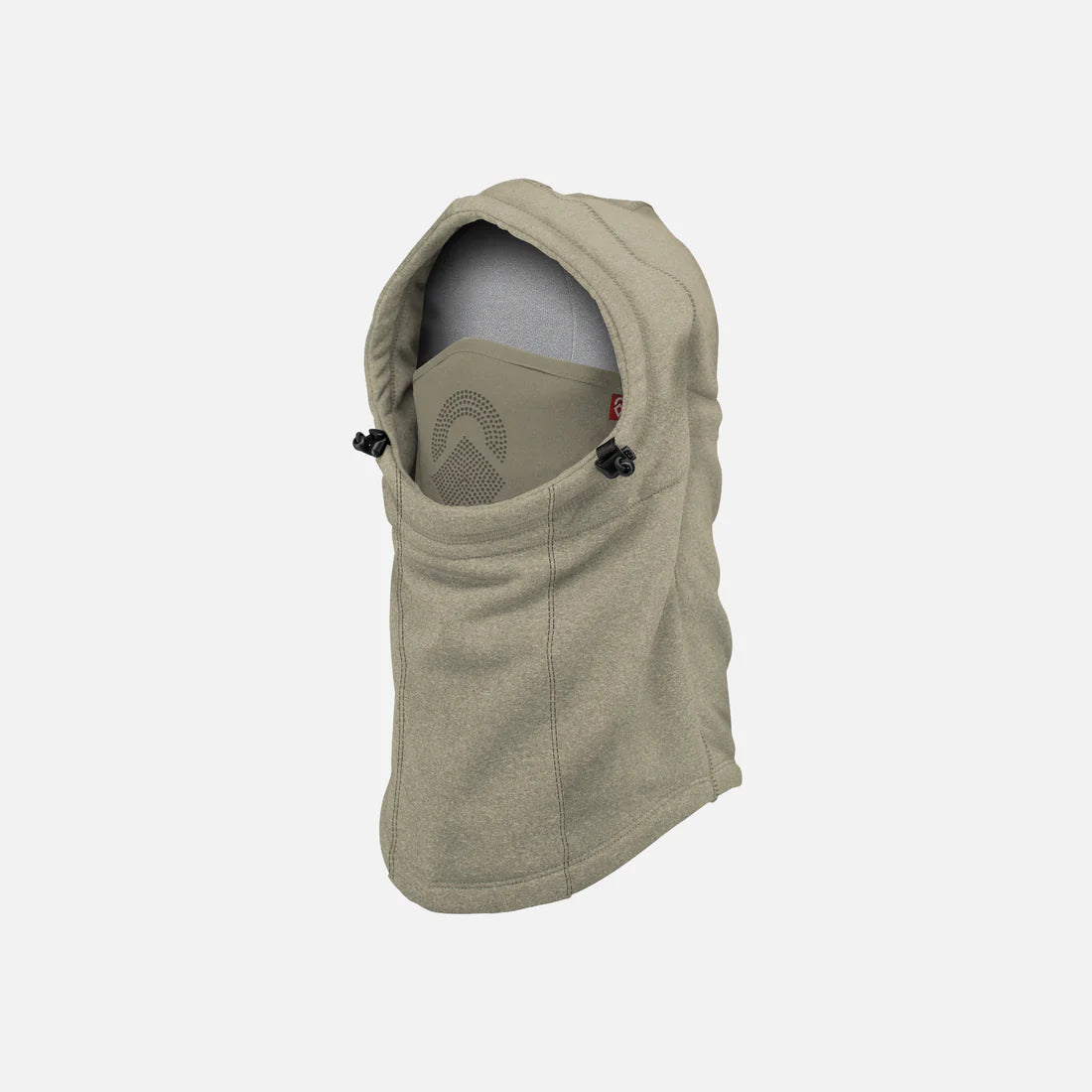 Airhole 2025 Airhood Polar Fleece Laser Khaki - Winter Face Mask for Skiing, Snowboarding & Outdoor Activities