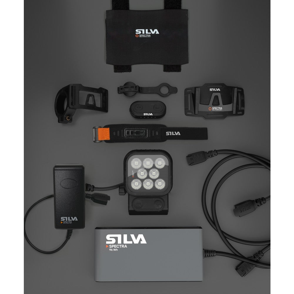 Silva Spectra A Headlamp - Ultra Bright LED Headlight for Camping, Hiking & Running - Adjustable & Waterproof Head Torch for Outdoor Adventures