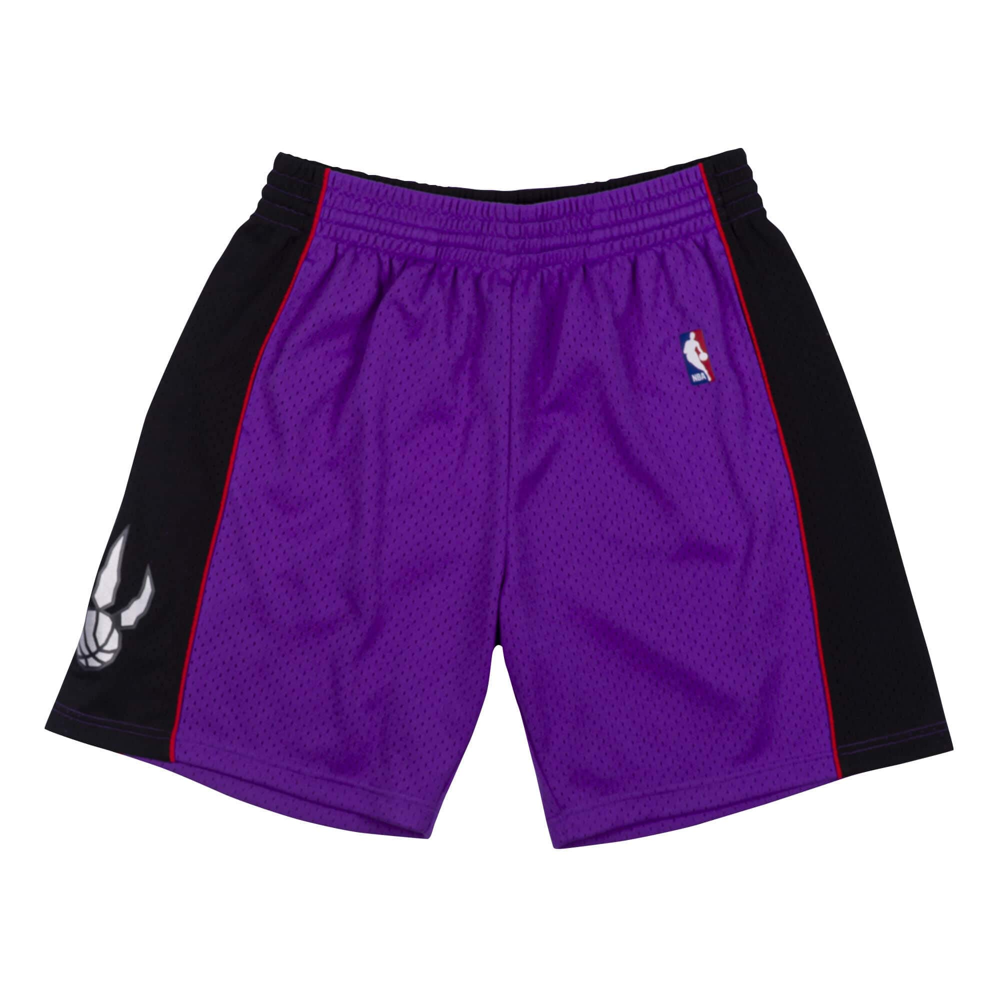 Toronto Raptors Mitchell & Ness Purple 1999-00 Hardwood Classics Swingman Shorts for Men | Vintage NBA Basketball Shorts | Perfect for Game Day, Gym Workouts & Streetwear Fashion