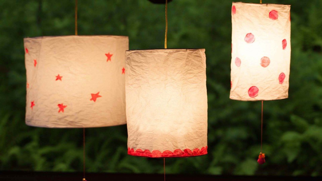 Handmade Rice Paper Lanterns - Traditional Asian Decor for Home, Wedding & Party Lighting | Indoor/Outdoor Hanging Decoration for Garden, Patio & Festival Decor
