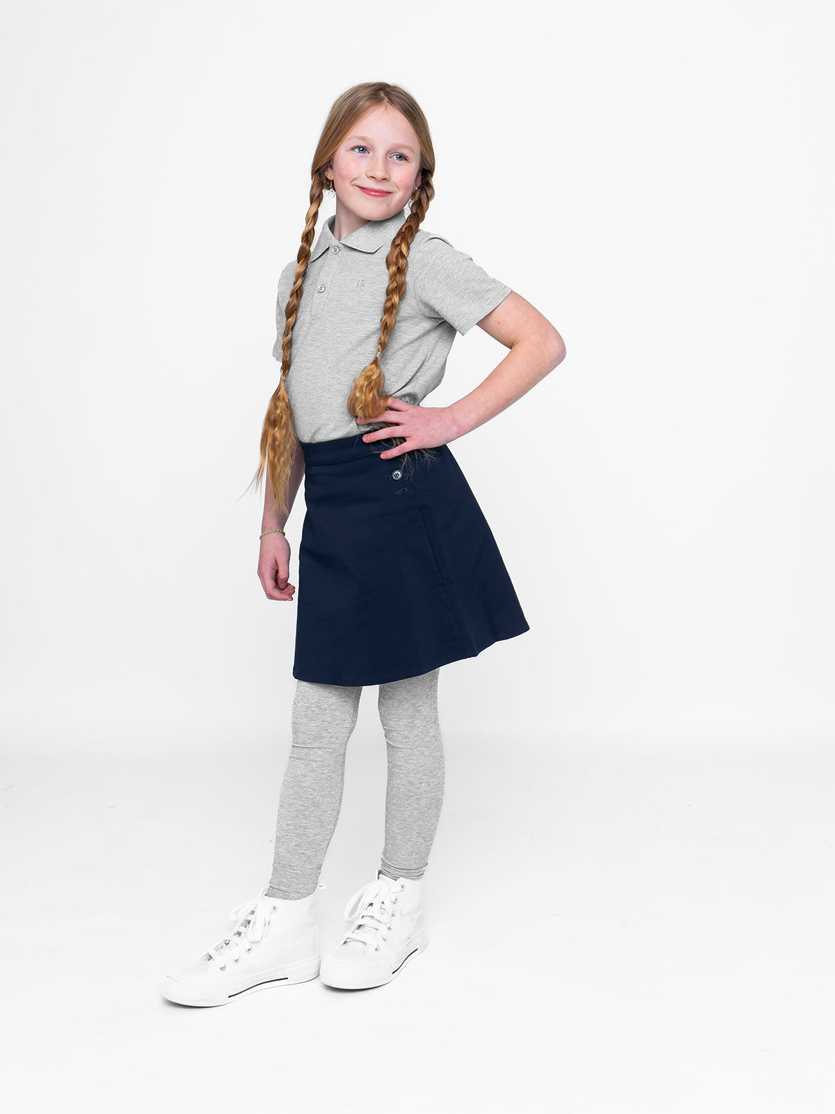 Basic Navy Skirt for Women - Casual & Versatile Skirt for Everyday Wear, Office, and Outings