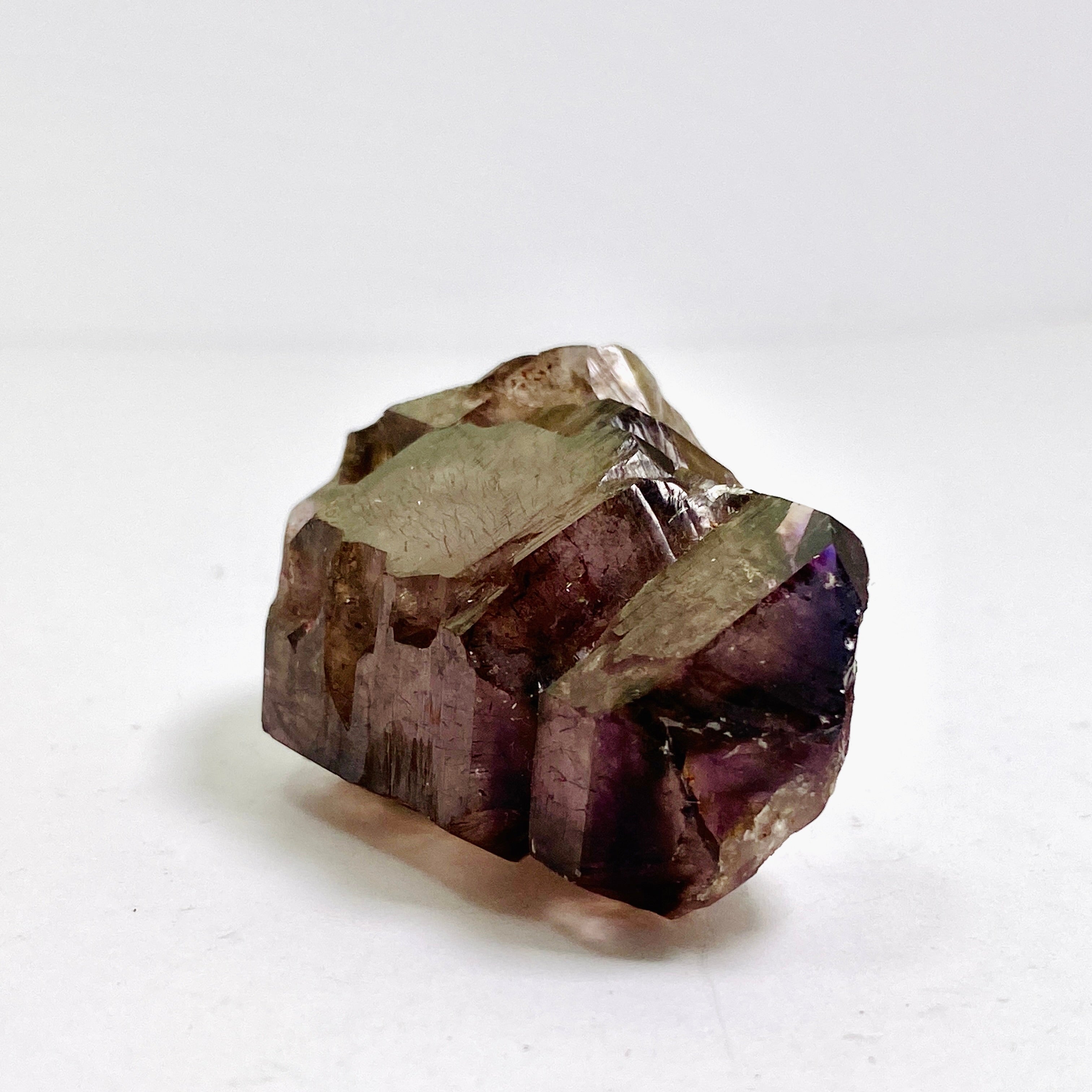 Natural Smokey Amethyst Elestial Crystal with Unique Inclusions (Similar to Super Seven & Brandberg) - CR3730 for Meditation, Energy Healing & Spiritual Growth