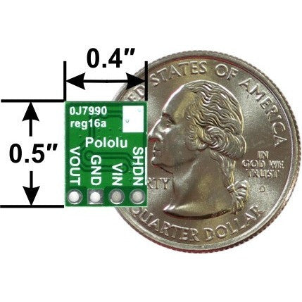 Pololu 5V 500mA Step-Down Voltage Regulator D24V5F5 - Compact DC-DC Converter for Arduino, Raspberry Pi & DIY Electronics Projects